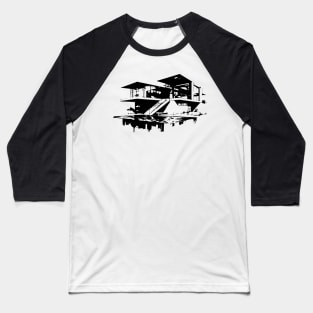 Abstract Architecture Baseball T-Shirt